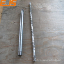 abrasion resistant nitrided or bimetallic single mini screws barrels